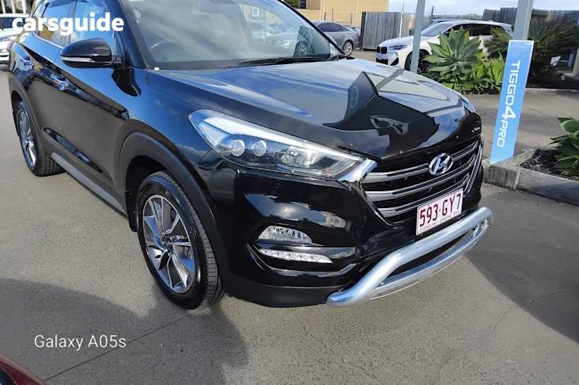 Black 2017 Hyundai Tucson SUV ELITE F