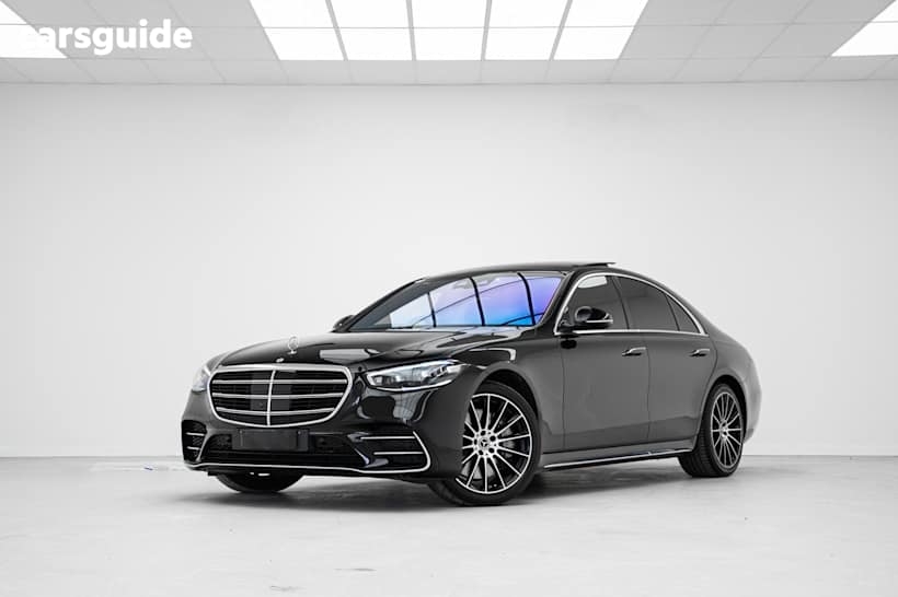 Black 2021 Mercedes-Benz S-Class Sedan S450 4WD