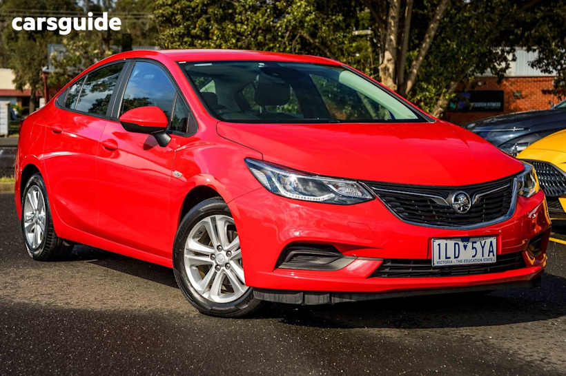 Red 2017 Holden Astra Sedan LS+ F