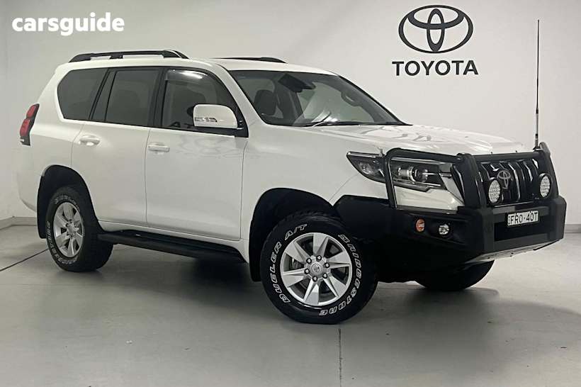 White 2019 Toyota Landcruiser Prado Wagon Gxl (4X4)