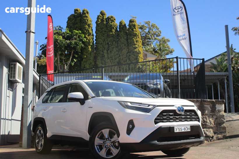 White 2024 Toyota RAV4 SUV GX F