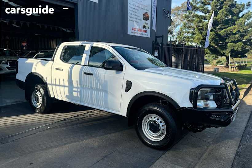 White 2024 Ford Ranger Double Cab Chassis Xl 2.0 (4X4)