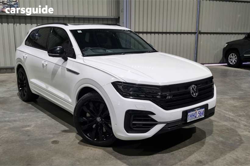 White 2021 Volkswagen Touareg SUV V8 TDI WOLFSBURG EDITION 4WD