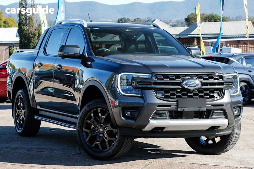 Grey 2022 Ford Ranger Double Cab Pick Up Wildtrak 3.0 (4X4)