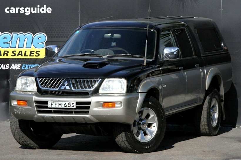 Black 2006 Mitsubishi Triton Ute Tray GLS 4X4