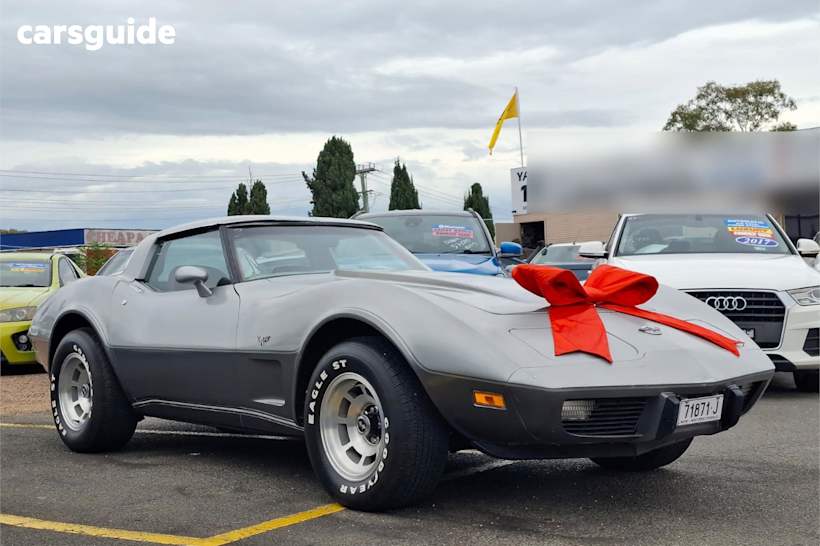Silver 1978 Chevrolet Corvette Sedan R