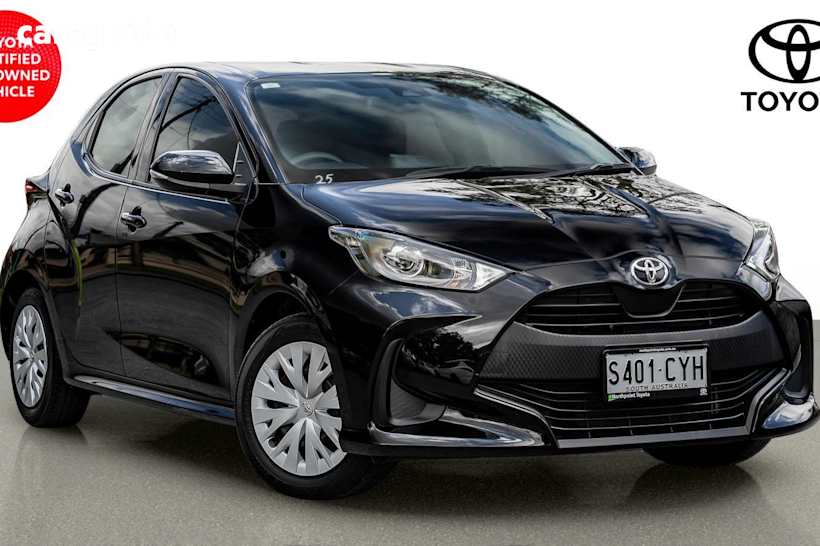 Black 2022 Toyota Yaris Hatch ASCENT SPORT F