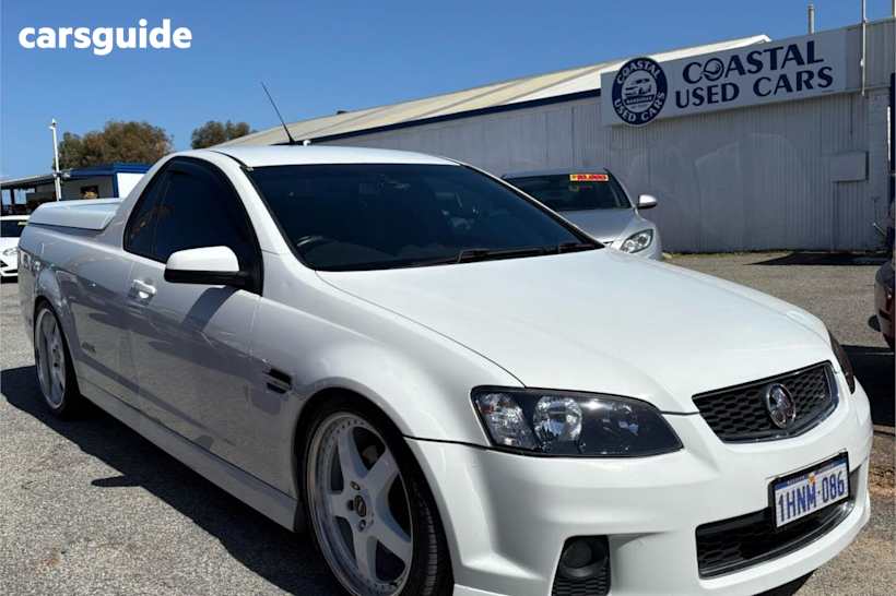 White 2011 Holden Commodore Utility Ss
