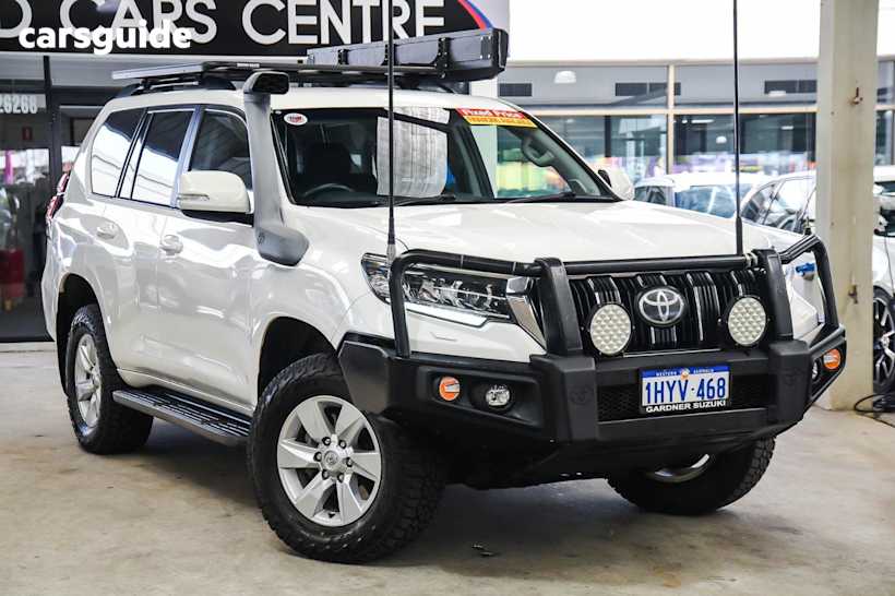 White 2018 Toyota Landcruiser Prado SUV GXL 4X4