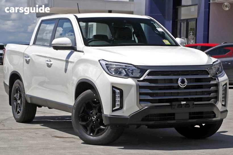 White 2024 KGM Ssangyong Musso Ute Tray ULTIMATE 4X4
