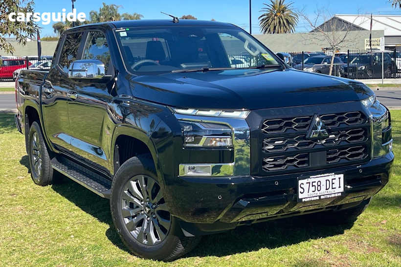 Black 2024 Mitsubishi Triton Ute Tray GLS 4X4