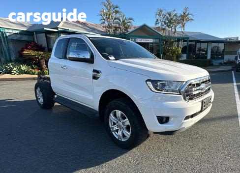 White 2019 Ford Ranger Ute Tray XLT 4X4