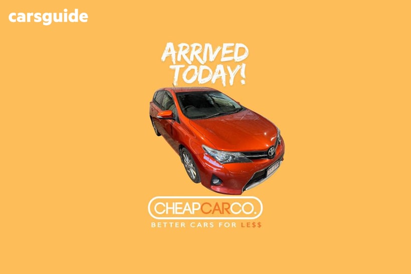 Orange 2015 Toyota Corolla Hatchback Levin Zr