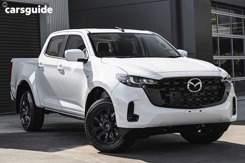 White 2025 Mazda BT-50 Ute Tray XT 4X4