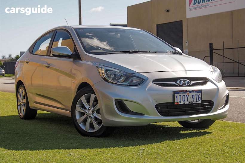 Silver 2011 Hyundai Accent Sedan Active