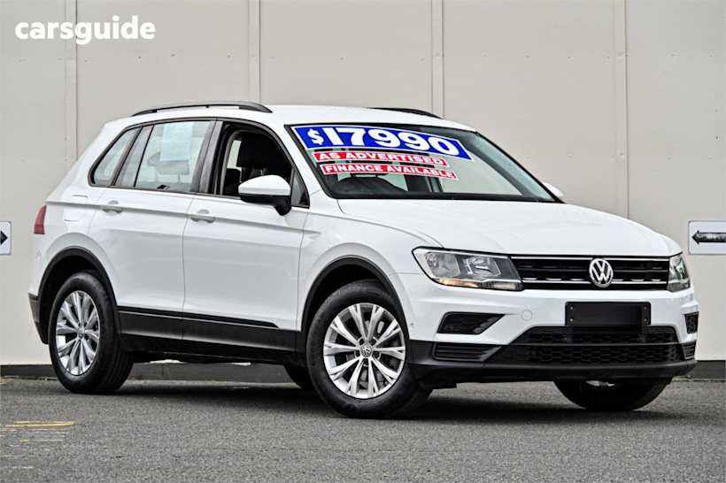 White 2018 Volkswagen Tiguan SUV 110TSI TRENDLINE F