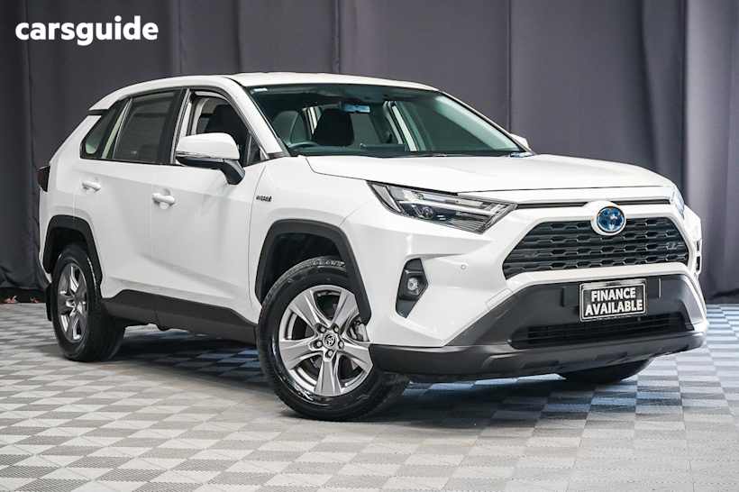 White 2022 Toyota RAV4 Wagon Gx (2Wd) Hybrid