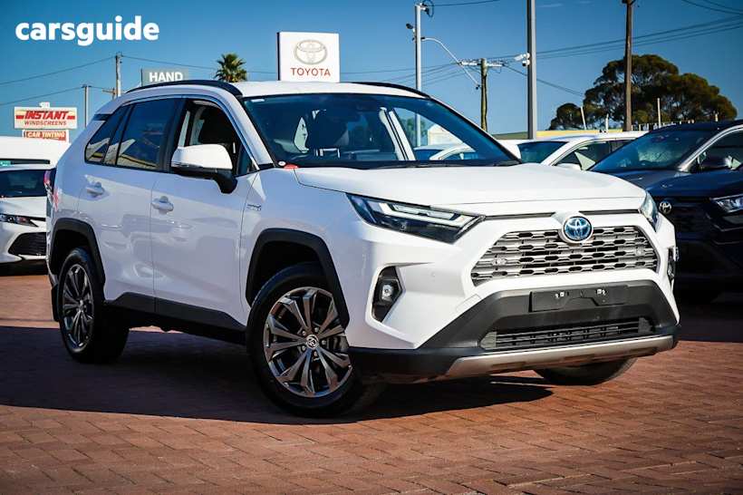 White 2021 Toyota RAV4 Wagon Gxl (2Wd) Hybrid