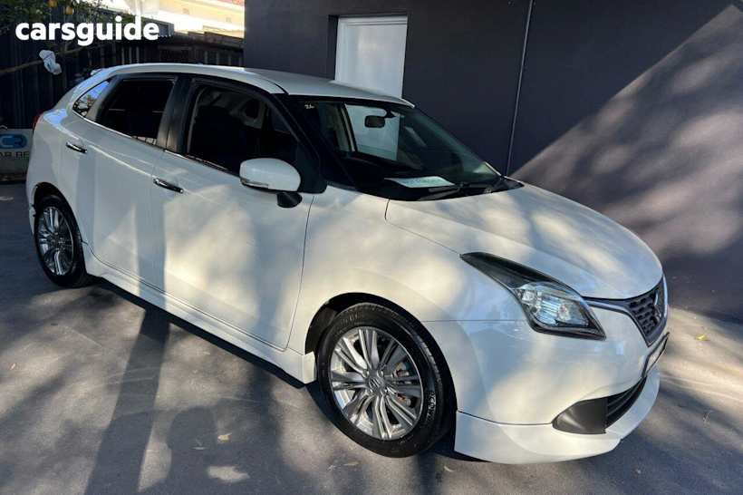 White 2016 Suzuki Baleno Hatchback Glx Turbo