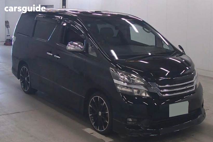 Black 2009 Toyota Vellfire SUV 2.4Z LUXURY 7 SEATER
