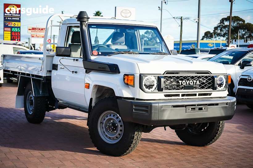 White 2024 Toyota Landcruiser Cab Chassis Lc79 Workmate
