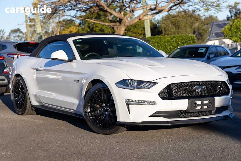 White 2019 Ford Mustang Convertible GT R