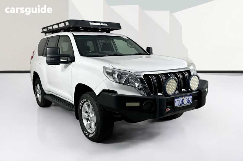 White 2014 Toyota Landcruiser Prado Wagon Gxl (4X4)