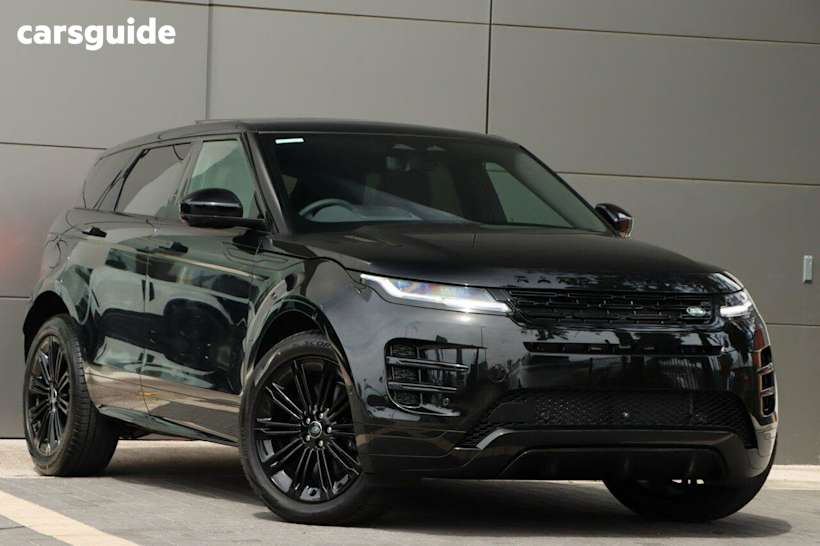 Black 2025 Land Rover Range Rover Evoque SUV P250 DYNAMIC SE 4X4