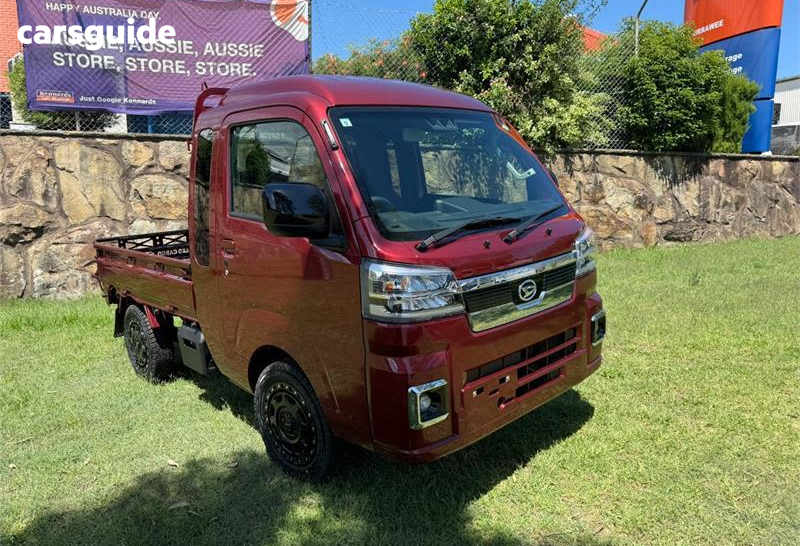 Red 2024 Daihatsu HI-JET Cab Chassis Jumbo Extra