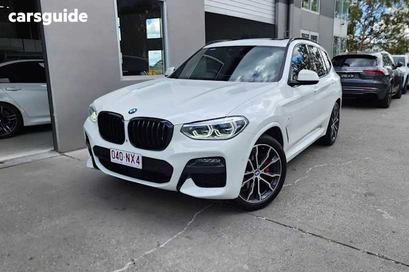 White 2020 BMW X3 Wagon Xdrive30I M Sport