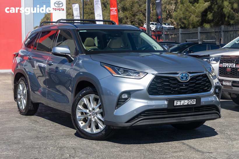Blue 2022 Toyota Kluger SUV GRANDE 4X4