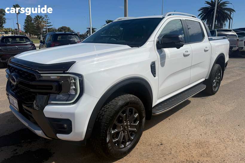 White 2024 Ford Ranger Ute Tray WILDTRAK 4X4