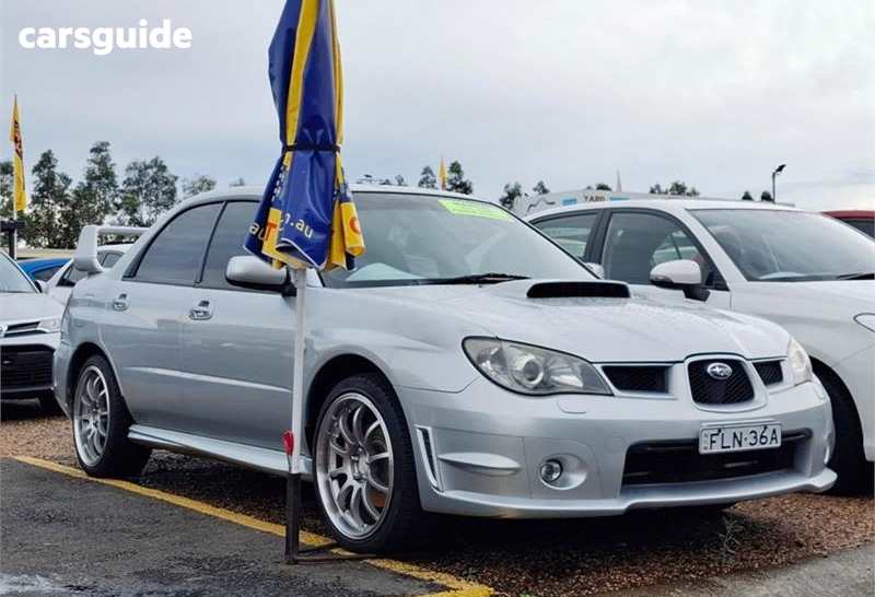 Silver 2005 Subaru Impreza Sedan Wrx (Awd)