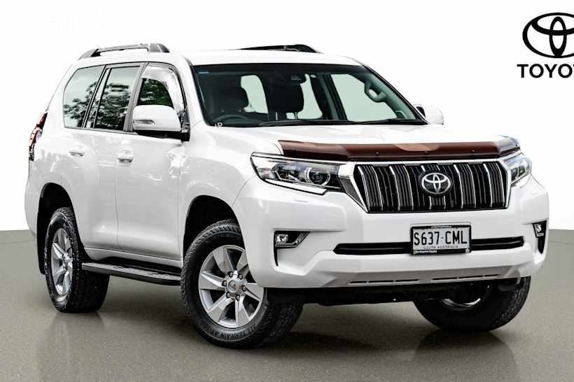 White 2019 Toyota Landcruiser Prado SUV GXL 4X4