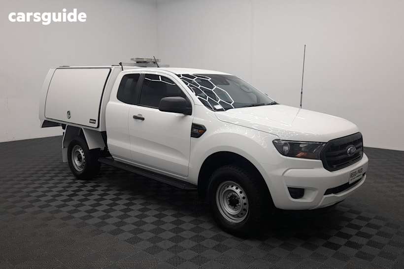 White 2019 Ford Ranger Ute Tray XL 4X4