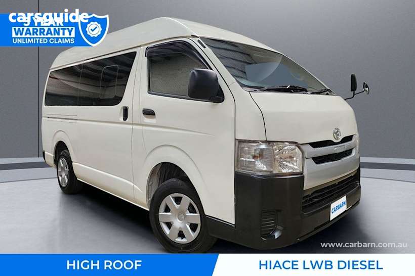 White 2018 Toyota HiAce Commercial DX