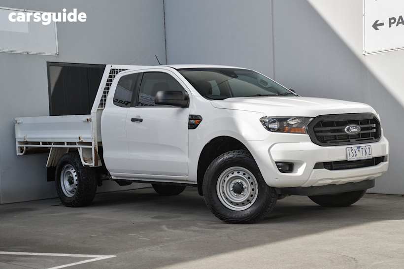 White 2020 Ford Ranger Super Cab Chassis Xl 3.2 (4X4)