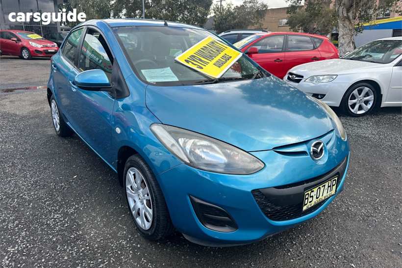 Blue 2012 Mazda Mazda2 Hatch NEO F