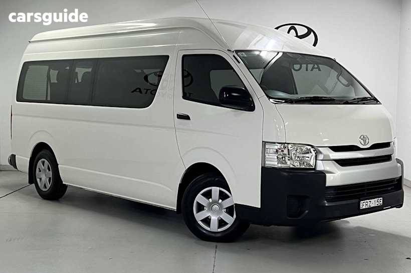 White 2019 Toyota HiAce Bus Commuter