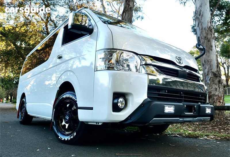 White 2020 Toyota HiAce SUV 4WD 10 SEATER GL DARK PRIME EDITION