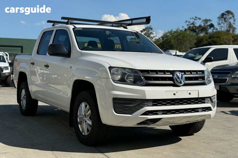 White 2018 Volkswagen Amarok Dual Cab Utility Tdi420 Core Edition (4X4)