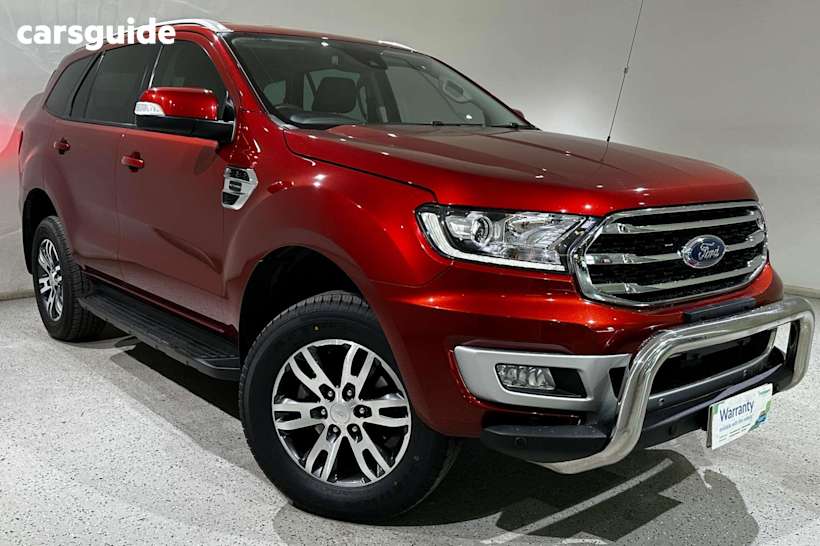 Red 2019 Ford Everest SUV TREND 4X4