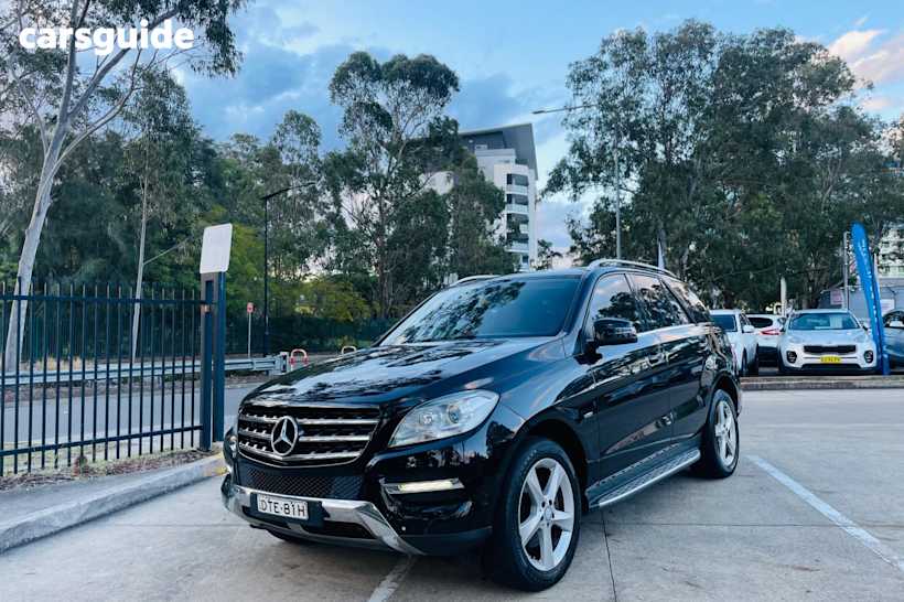 Black 2012 Mercedes-Benz ML SUV 250CDI BLUETEC (4X4) 166