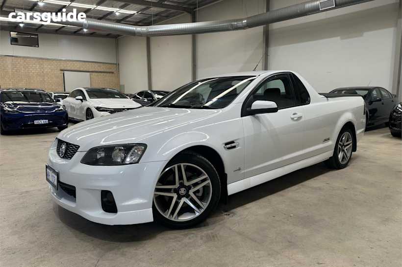 White 2011 Holden Commodore Ute Tray SS