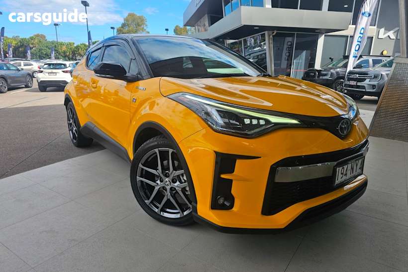 Yellow 2021 Toyota C-HR SUV GR SPORT F