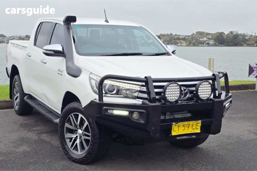 Black 2017 Toyota Hilux Ute Tray SR5 4X4