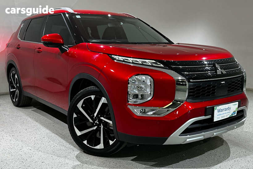 Red 2022 Mitsubishi Outlander SUV ASPIRE F