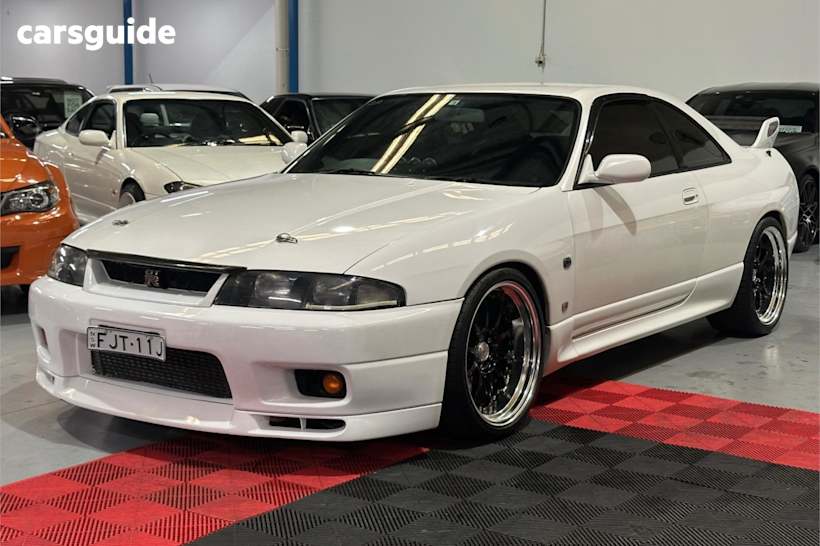 White 1995 Nissan Skyline Coupe GT-R 4WD