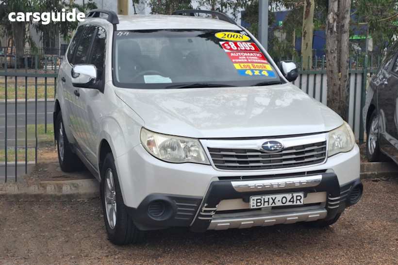 White 2008 Subaru Forester Wagon X