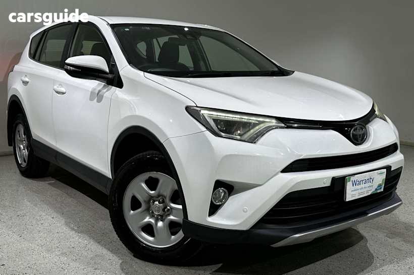 White 2018 Toyota RAV4 SUV GX F